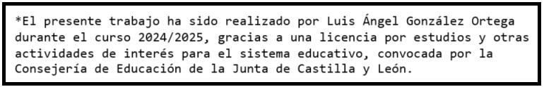 Aviso licencia por estudios